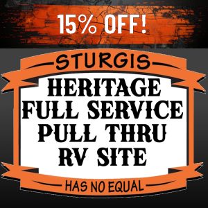 Full Service RV Site - Pull Through Heritage - 100' x 50'
