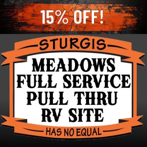 Full Service RV Site - Pull Through Meadows - 60'x25'