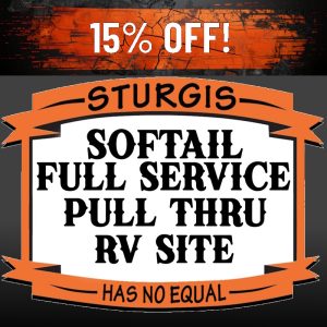 Full Service RV Site - Pull Through Softail - 100' x 50'